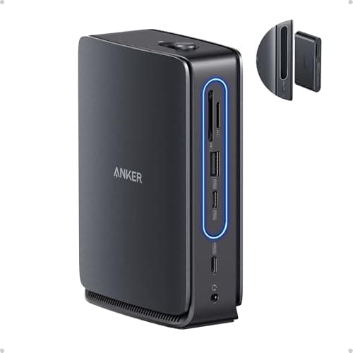 Anker Nano Laptop Docking Station, 13in1 Dock with Detachable 6in1 USBC Hub