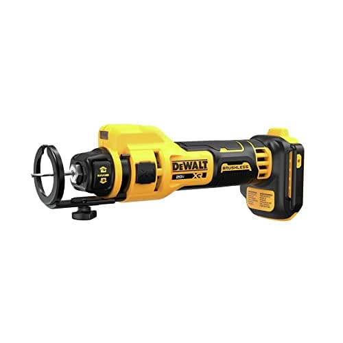 $105.99* | DEWALT 20V MAX* XR Brushless Drywall Cut-Out Tool, Tool Only (DCE555B) at Amazon