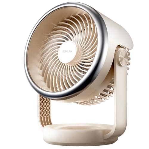Amazon – BURLAN Rechargeable 4-Speed Desk Fan - $11.99 w/ Code + Deal