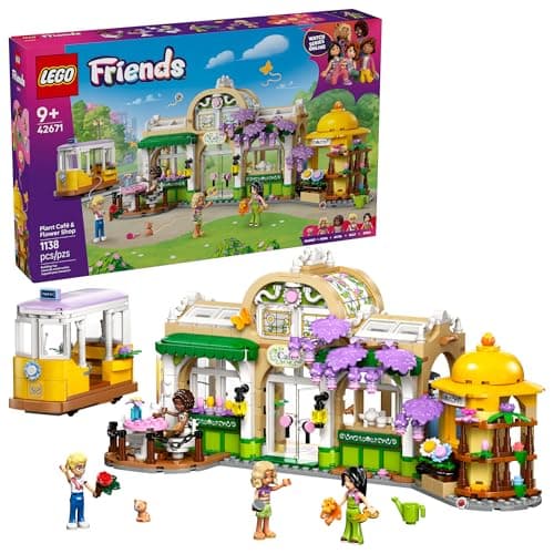 $68 | 1138-Piece LEGO Friends: Heartlake City - Plant Café & Flower Shop (42671, 2025) at Amazon