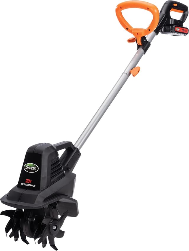 $76.29* | Scotts 20V 7.5" Cordless Garden Tiller Cultivator w/ 2Ah Battery & Fast Charger at Amazon