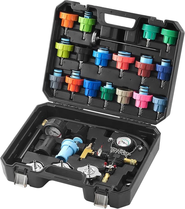 28-Piece VEVOR Universal Radiator Pressure Tester & Coolant Vacuum Refill Kit $50.90 + Free Shipping