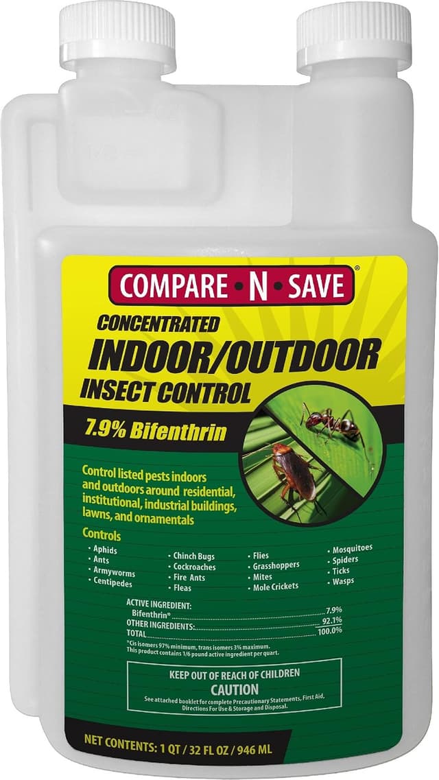 32 oz, 7.8% Bifenthrin, Compare N Save, Amazon - $16.56